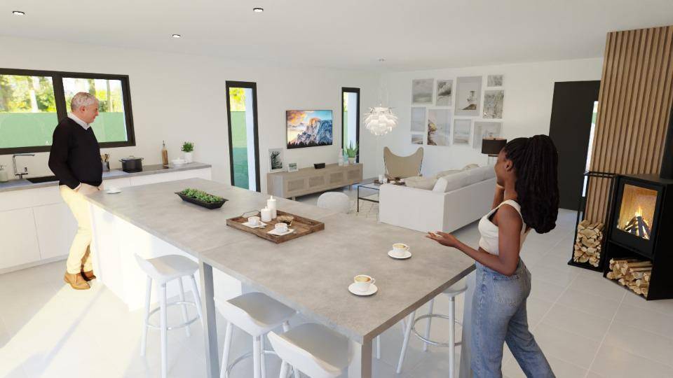 Programme terrain + maison à Vagnas en Ardèche (07) de 90 m² à vendre au prix de 238500€ - 2