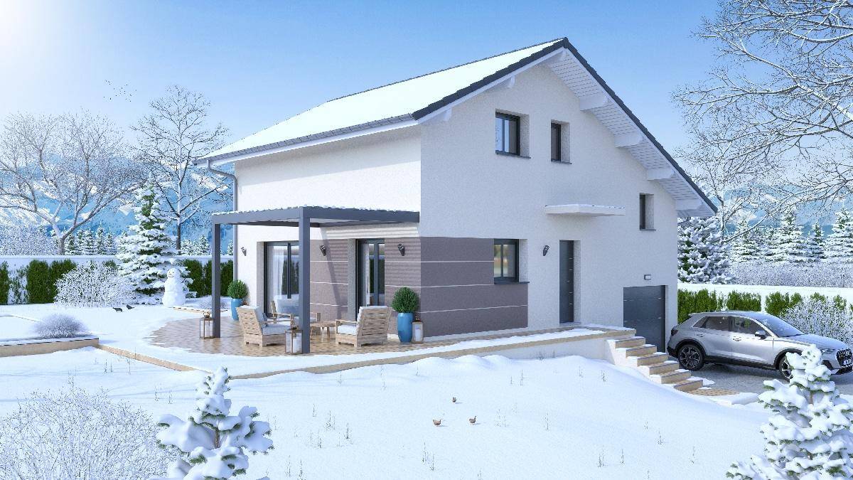 Programme terrain + maison à Arvillard en Savoie (73) de 101 m² à vendre au prix de 397190€ - 2