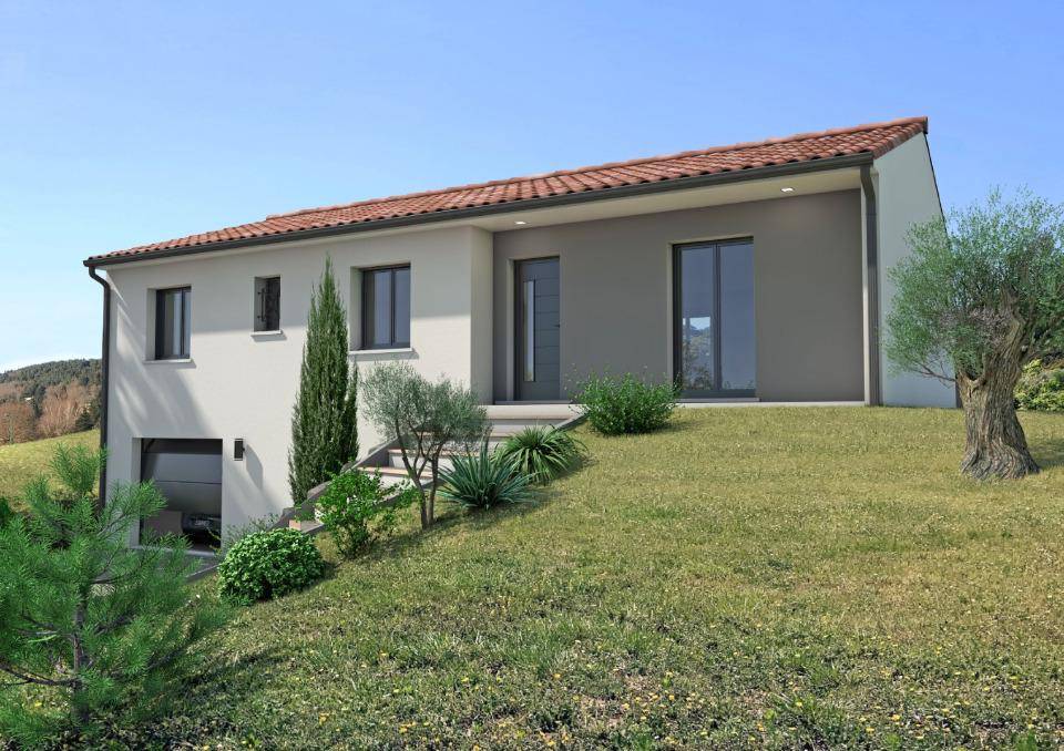 Programme terrain + maison à Lacaune en Tarn (81) de 95 m² à vendre au prix de 208369€ - 1