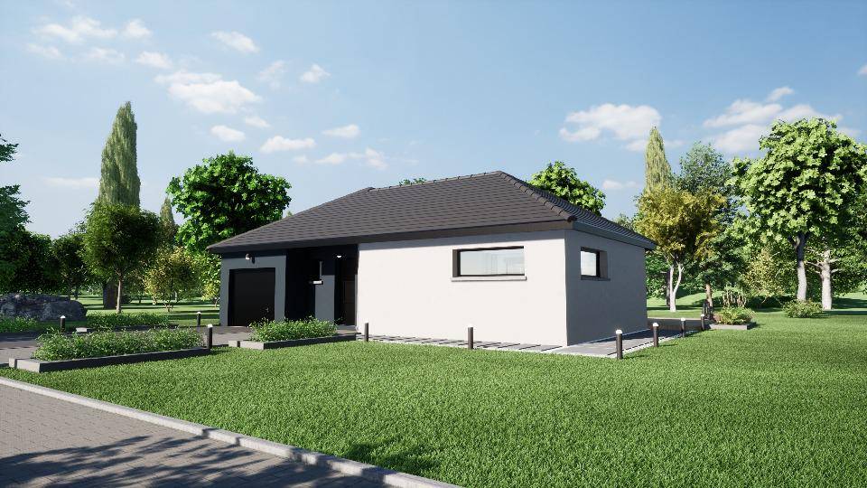 Programme terrain + maison à Oberhergheim en Haut-Rhin (68) de 96 m² à vendre au prix de 332550€ - 2