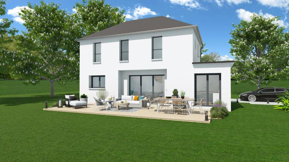 Programme terrain + maison à Loctudy en Finistère (29) de 100 m² à vendre au prix de 327000€ - 1
