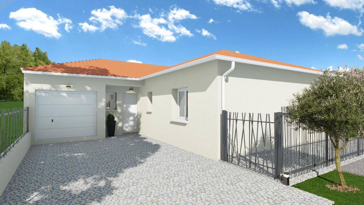 Programme terrain + maison à Artas en Isère (38) de 90 m² à vendre au prix de 252496€ - 1
