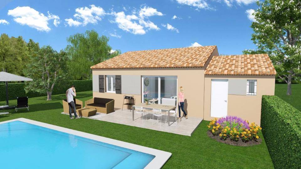 Programme terrain + maison à Apt en Vaucluse (84) de 60 m² à vendre au prix de 219000€ - 1