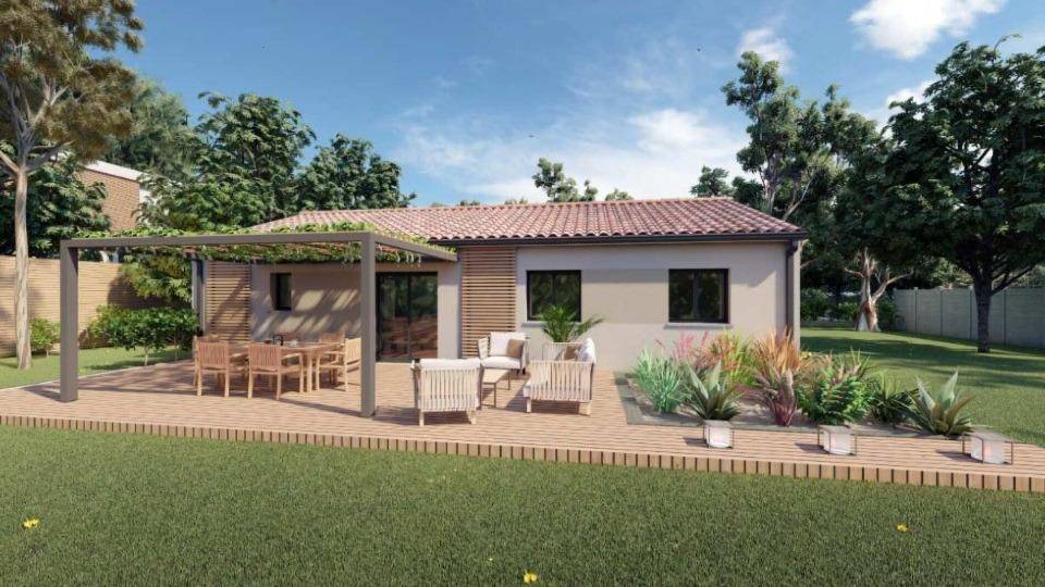 Programme terrain + maison à Capian en Gironde (33) de 90 m² à vendre au prix de 236078€ - 1