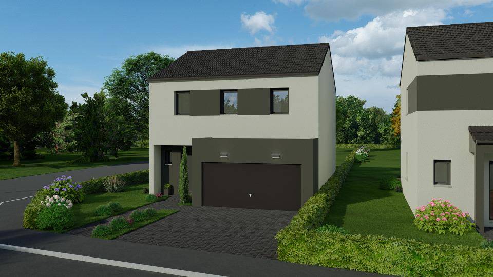 Terrain seul à Charly-Oradour en Moselle (57) de 491 m² à vendre au prix de 160000€ - 2