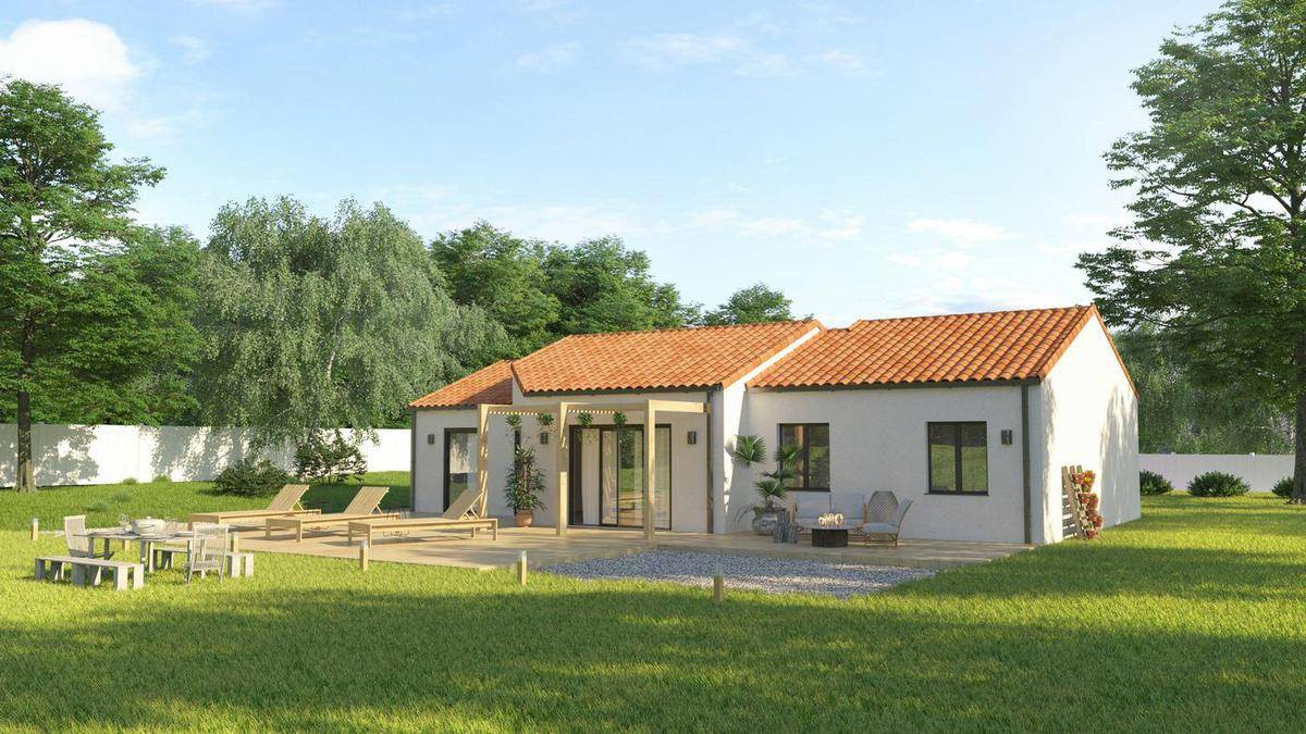 Programme terrain + maison à Saint-André-d'Allas en Dordogne (24) de 111 m² à vendre au prix de 217000€ - 1