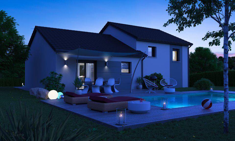 Programme terrain + maison à Pournoy-la-Grasse en Moselle (57) de 100 m² à vendre au prix de 389000€ - 2