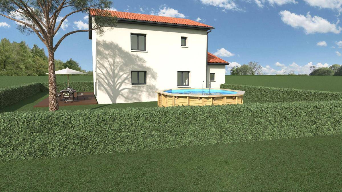Programme terrain + maison à Chaponnay en Rhône (69) de 111 m² à vendre au prix de 363000€ - 3