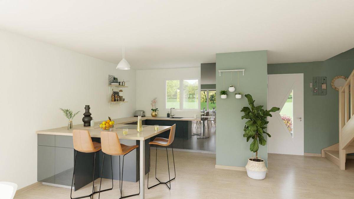 Programme terrain + maison à Saint-Georges-de-Reneins en Rhône (69) de 85 m² à vendre au prix de 285600€ - 4