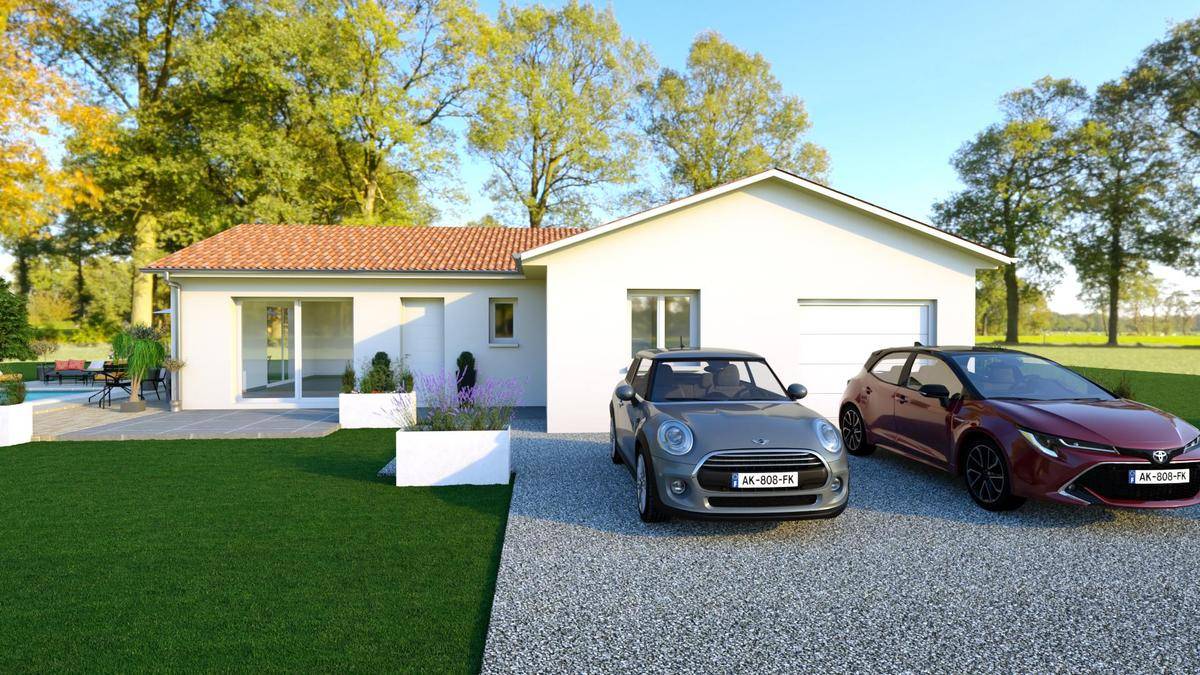 Programme terrain + maison à Saint-Cyr-les-Vignes en Loire (42) de 90 m² à vendre au prix de 238000€ - 1