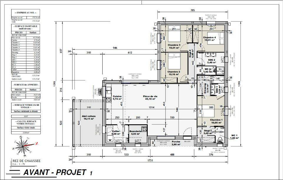 Programme terrain + maison à Saint-Vaize en Charente-Maritime (17) de 125 m² à vendre au prix de 281000€ - 4