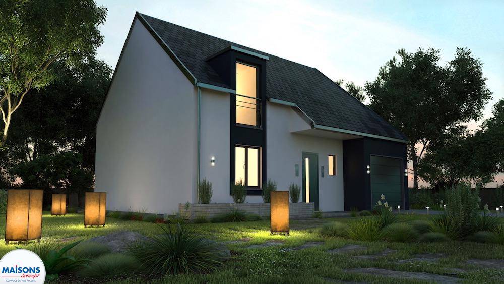 Programme terrain + maison à Duneau en Sarthe (72) de 88 m² à vendre au prix de 278755€ - 4