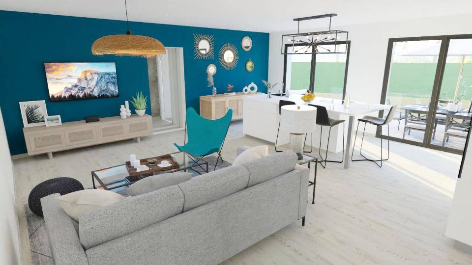 Programme terrain + maison à Vallon-Pont-d'Arc en Ardèche (07) de 115 m² à vendre au prix de 334900€ - 3