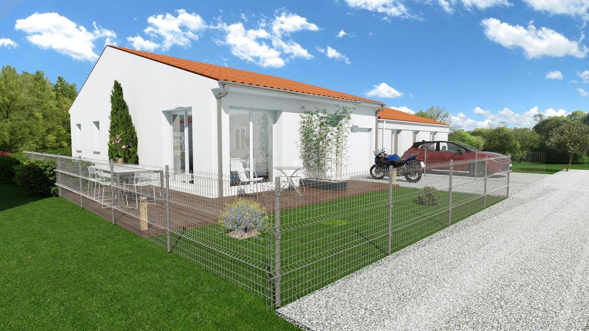 Programme terrain + maison à Cébazat en Puy-de-Dôme (63) de 84 m² à vendre au prix de 279680€ - 1