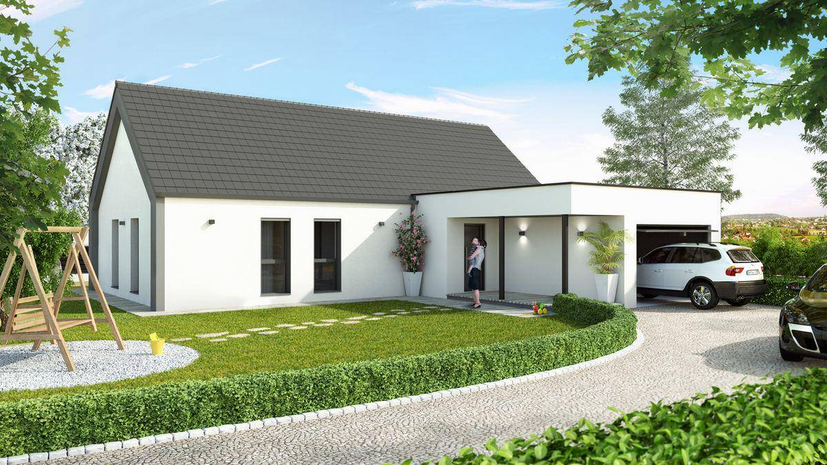 Programme terrain + maison à La Chapelle-Bertrand en Deux-Sèvres (79) de 85 m² à vendre au prix de 199056€ - 1