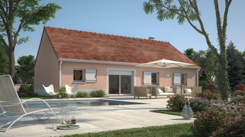 Programme terrain + maison à Grossœuvre en Eure (27) de 65 m² à vendre au prix de 182763€ - 1