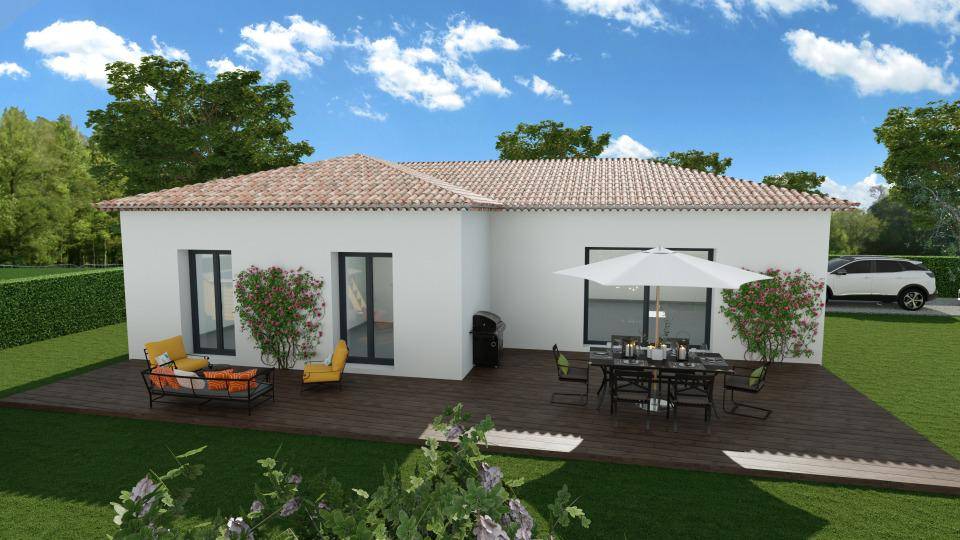 Programme terrain + maison à Villecroze en Var (83) de 91 m² à vendre au prix de 305000€ - 2