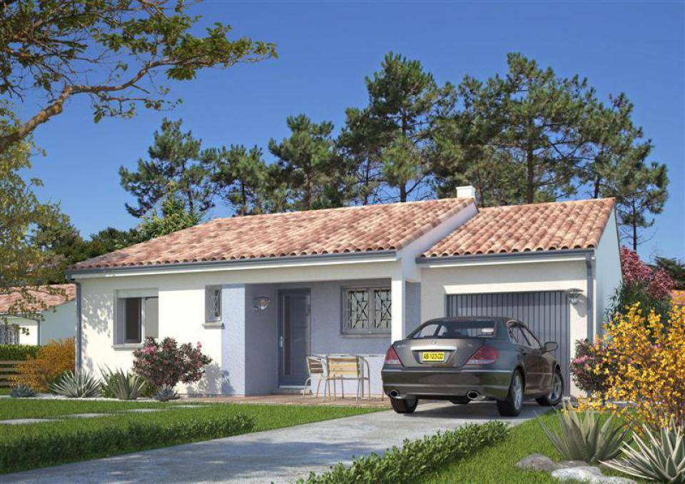 Programme terrain + maison à Saint-Laurent-des-Vignes en Dordogne (24) de 87 m² à vendre au prix de 210000€ - 1