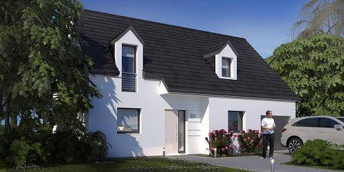 Programme terrain + maison à Saint-Méen-le-Grand en Ille-et-Vilaine (35) de 93 m² à vendre au prix de 236111€ - 1