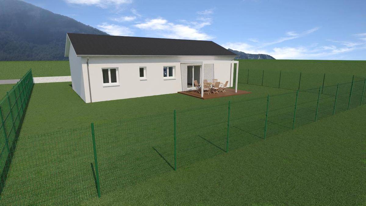 Programme terrain + maison à Brégnier-Cordon en Ain (01) de 74 m² à vendre au prix de 218596€ - 3
