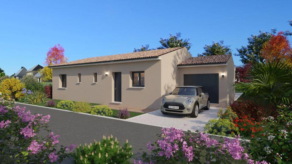 Programme terrain + maison à Quissac en Gard (30) de 99 m² à vendre au prix de 248100€ - 1