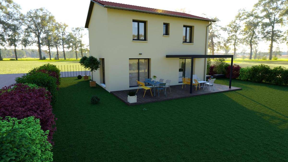 Programme terrain + maison à Condrieu en Rhône (69) de 90 m² à vendre au prix de 261200€ - 1