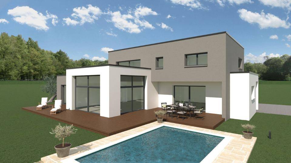 Programme terrain + maison à Montpellier en Hérault (34) de 150 m² à vendre au prix de 786900€ - 1