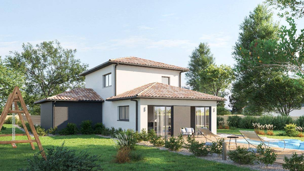 Programme terrain + maison à Sainte-Orse en Dordogne (24) de 127 m² à vendre au prix de 257800€ - 3