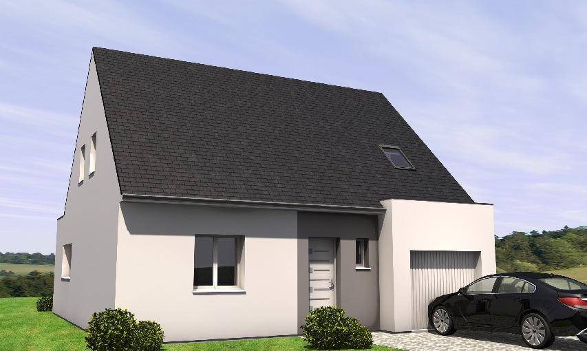 Programme terrain + maison à Huillé-Lézigné en Maine-et-Loire (49) de 112 m² à vendre au prix de 254500€ - 1