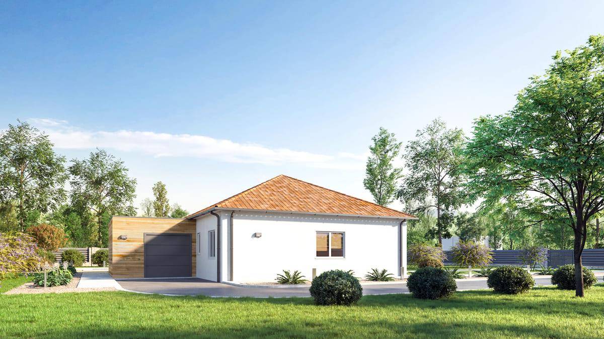 Programme terrain + maison à Le Barp en Gironde (33) de 90 m² à vendre au prix de 333500€ - 2