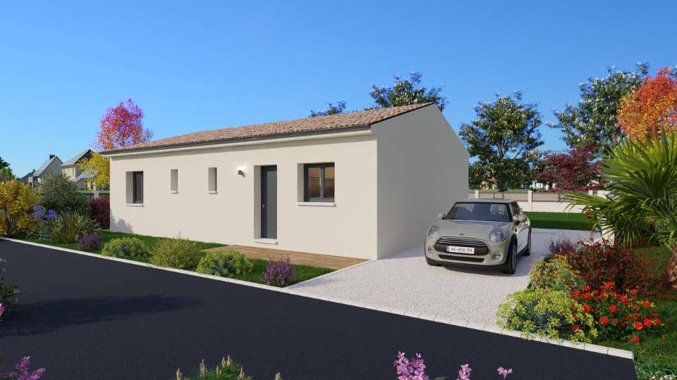 Programme terrain + maison à Beauvoisin en Gard (30) de 70 m² à vendre au prix de 254400€ - 1