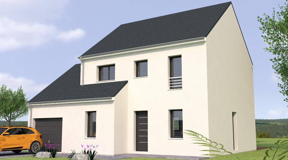 Programme terrain + maison à Bellevigne-les-Châteaux en Maine-et-Loire (49) de 110 m² à vendre au prix de 272500€ - 1