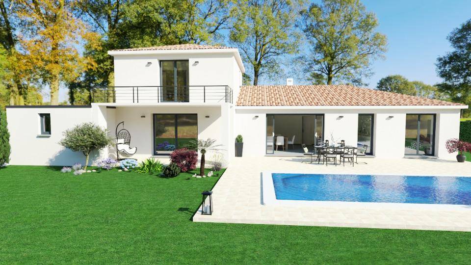 Programme terrain + maison à Portes-en-Valdaine en Drôme (26) de 143 m² à vendre au prix de 524500€ - 1