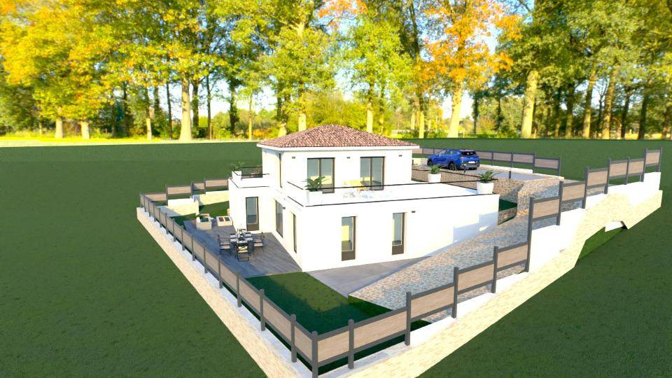 Programme terrain + maison à La Crau en Var (83) de 120 m² à vendre au prix de 654000€ - 1