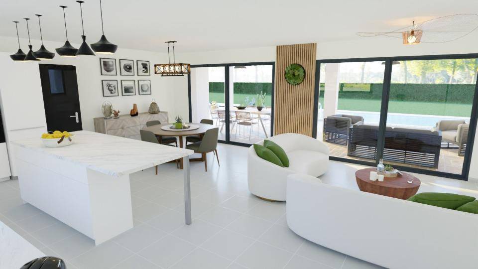 Programme terrain + maison à Ucel en Ardèche (07) de 115 m² à vendre au prix de 365700€ - 1