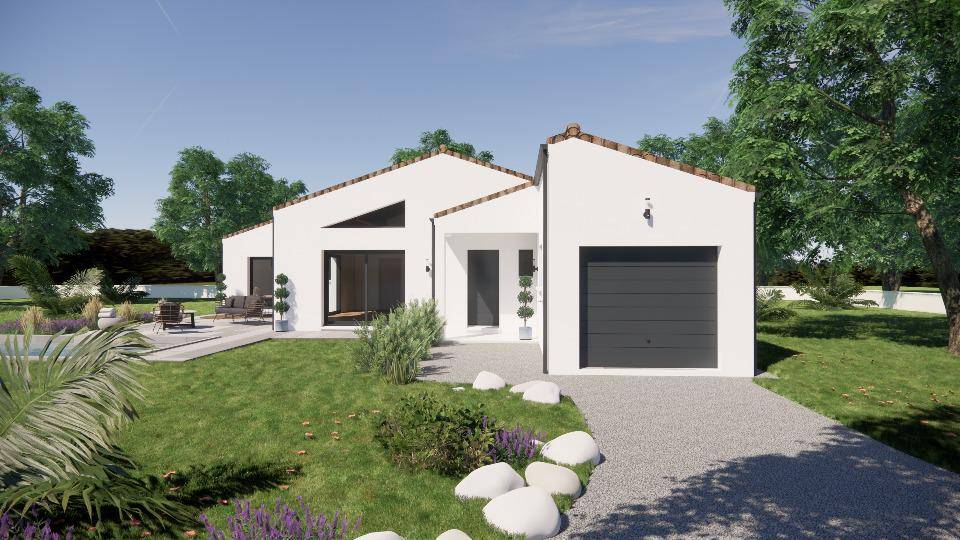 Programme terrain + maison à Puymoyen en Charente (16) de 130 m² à vendre au prix de 670000€ - 1