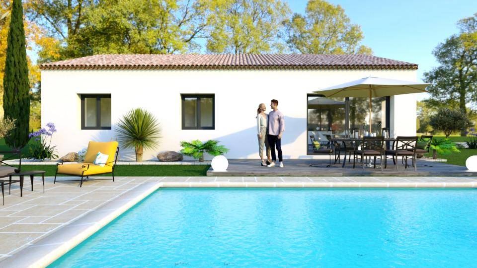 Programme terrain + maison à Saint-Donat-sur-l'Herbasse en Drôme (26) de 98 m² à vendre au prix de 216188€ - 3
