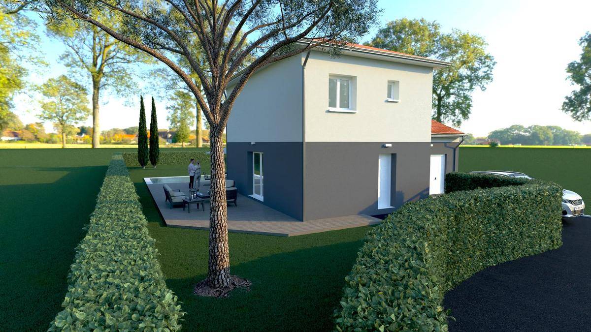 Programme terrain + maison à Meyzieu en Rhône (69) de 87 m² à vendre au prix de 298500€