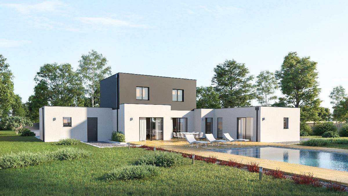 Programme terrain + maison à Boulazac Isle Manoire en Dordogne (24) de 124 m² à vendre au prix de 373000€ - 1