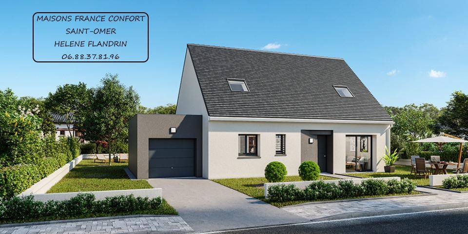 Programme terrain + maison à Mametz en Pas-de-Calais (62) de 85 m² à vendre au prix de 234786€ - 3