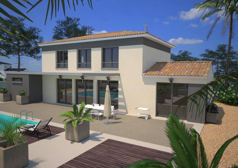 Programme terrain + maison à Saint-Clément-de-Rivière en Hérault (34) de 110 m² à vendre au prix de 600000€ - 1