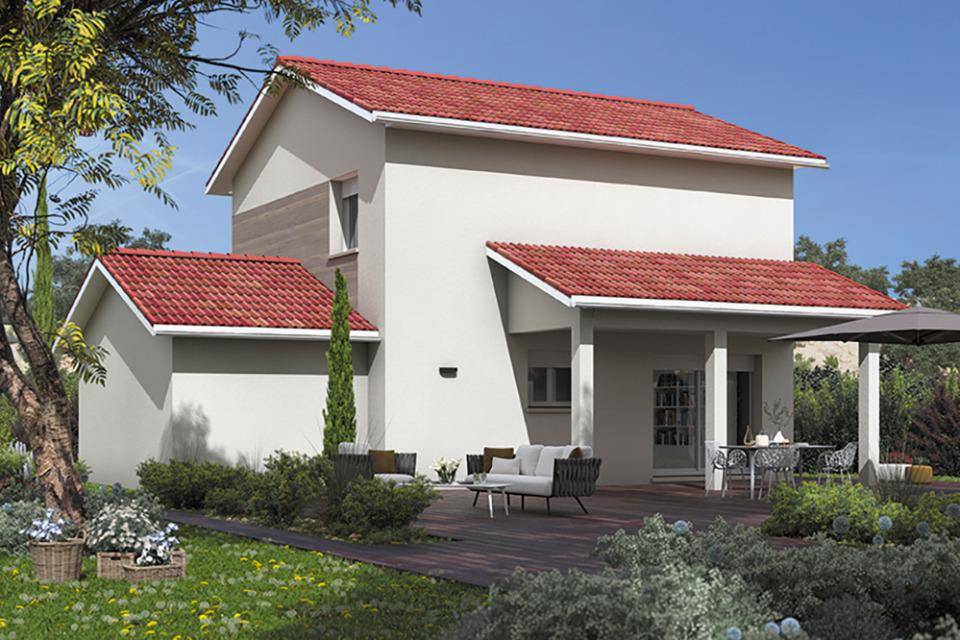 Programme terrain + maison à Montanay en Rhône (69) de 85 m² à vendre au prix de 410000€ - 1