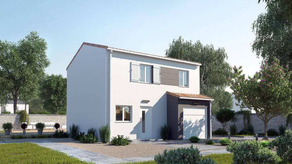 Programme terrain + maison à Aytré en Charente-Maritime (17) de 95 m² à vendre au prix de 512125€ - 1