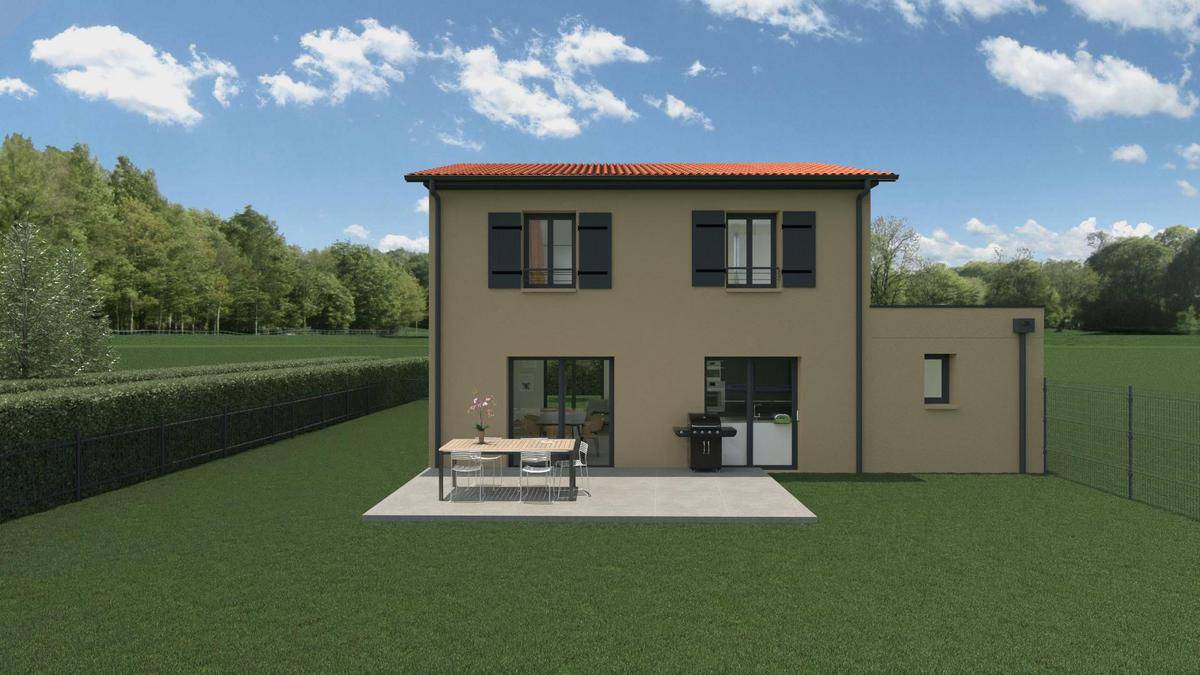 Programme terrain + maison à Montanay en Rhône (69) de 103 m² à vendre au prix de 473430€ - 2