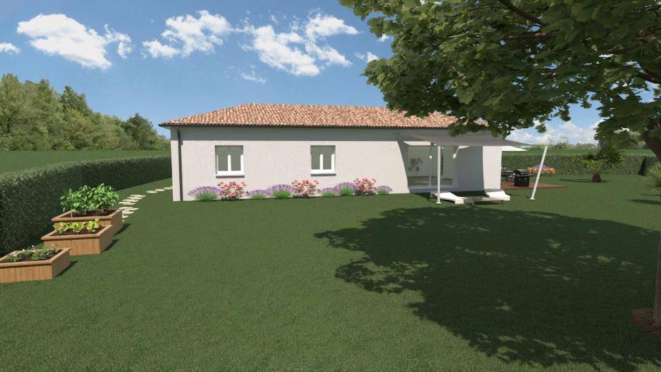 Programme terrain + maison à Tournefeuille en Haute-Garonne (31) de 95 m² à vendre au prix de 377201€ - 2