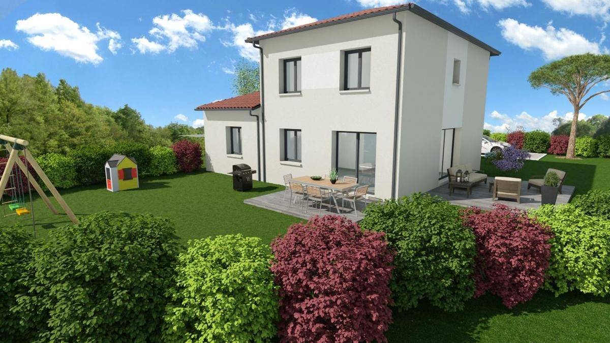 Programme terrain + maison à Brindas en Rhône (69) de 101 m² à vendre au prix de 451500€ - 3