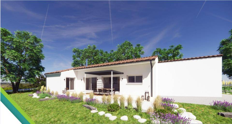 Programme terrain + maison à Pont-l'Abbé-d'Arnoult en Charente-Maritime (17) de 124 m² à vendre au prix de 316300€ - 1