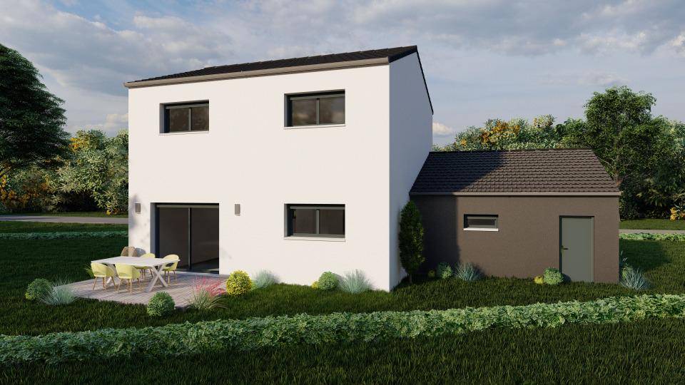 Programme terrain + maison à Etzling en Moselle (57) de 106 m² à vendre au prix de 310000€ - 3