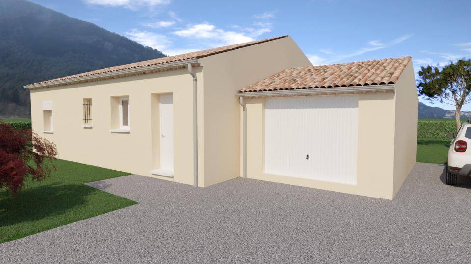 Programme terrain + maison à Sisteron en Alpes-de-Haute-Provence (04) de 80 m² à vendre au prix de 251822€ - 1