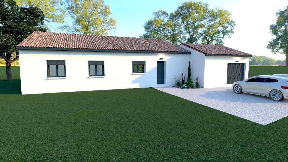 Programme terrain + maison à Vinezac en Ardèche (07) de 125 m² à vendre au prix de 310500€ - 1